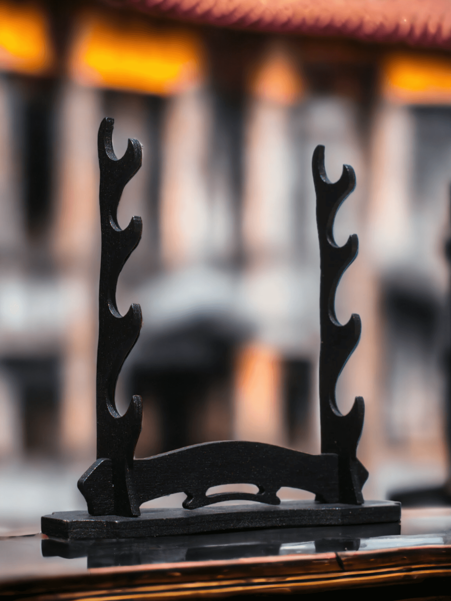 4-Layer Wooden Display Stand