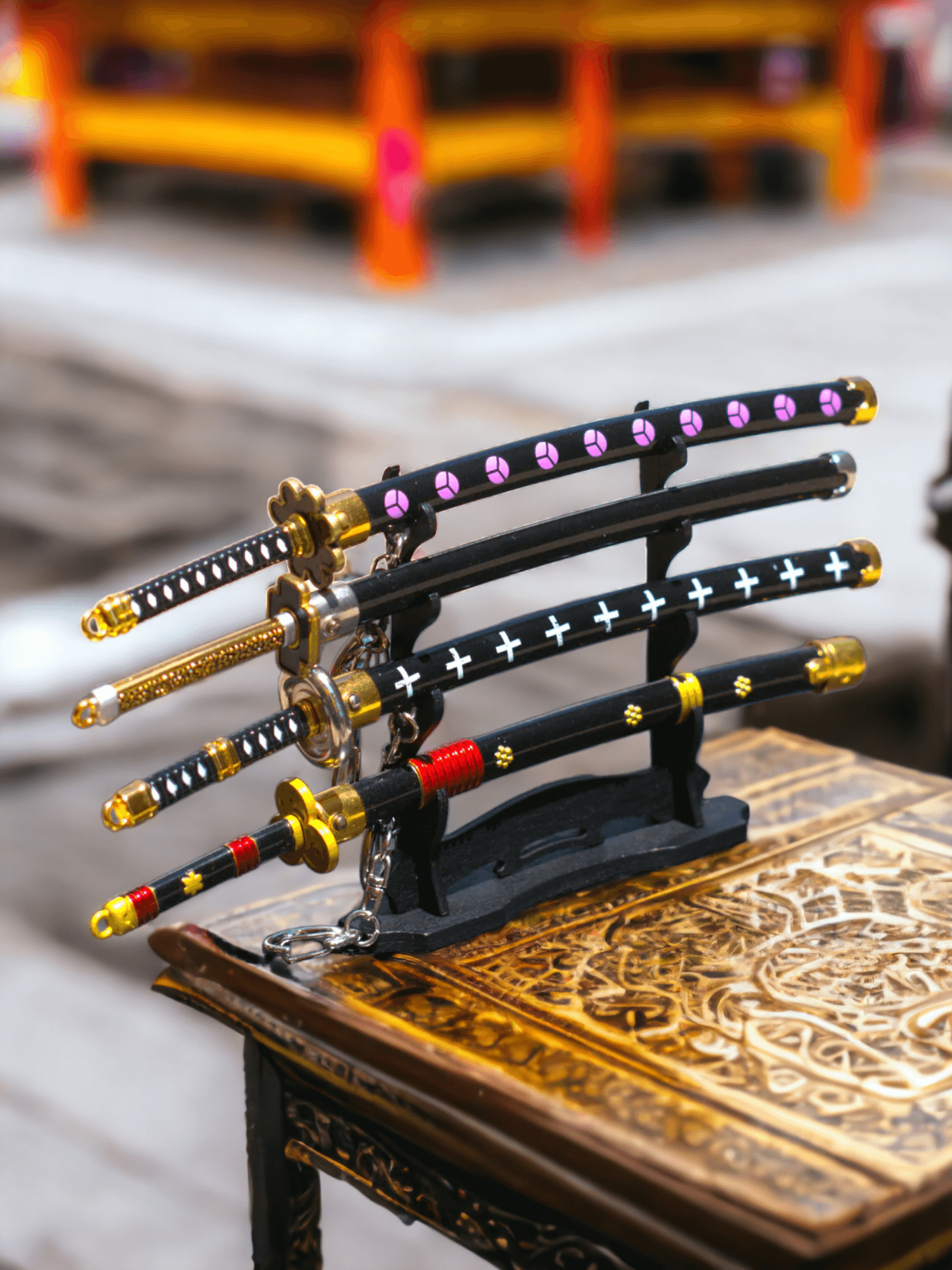 4-Layer Wooden Display Stand