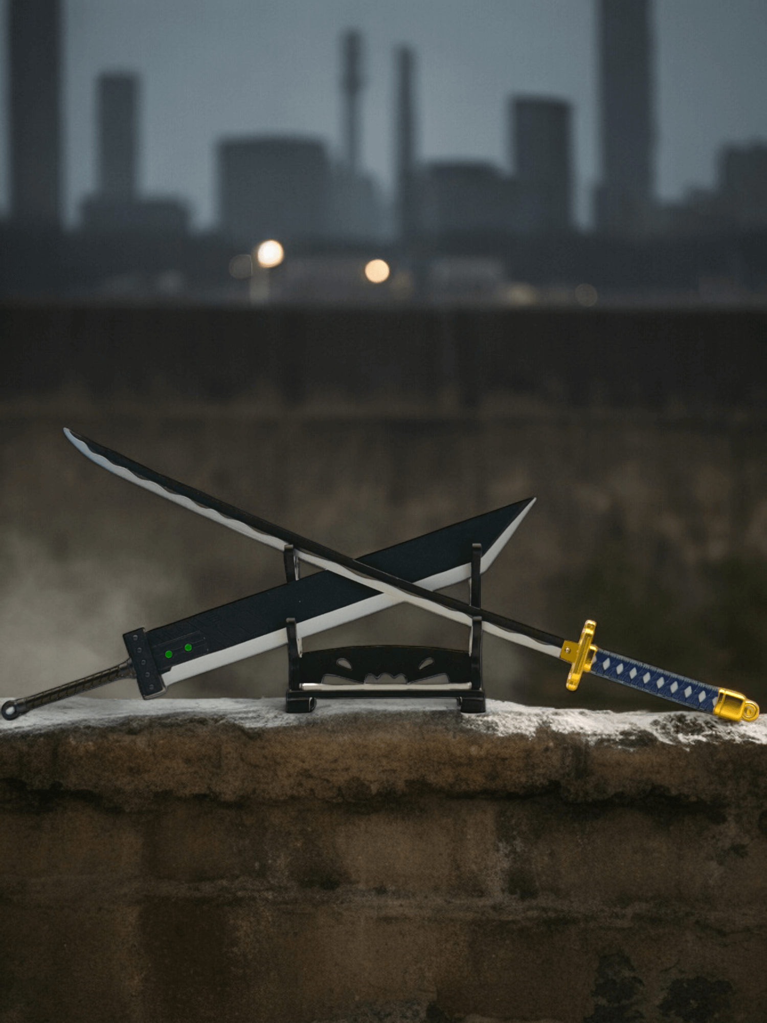 Katana Keychains Mini Katanas Collectible Swords Final Fantasy Cloud Buster Sword Sephiroth Masamune