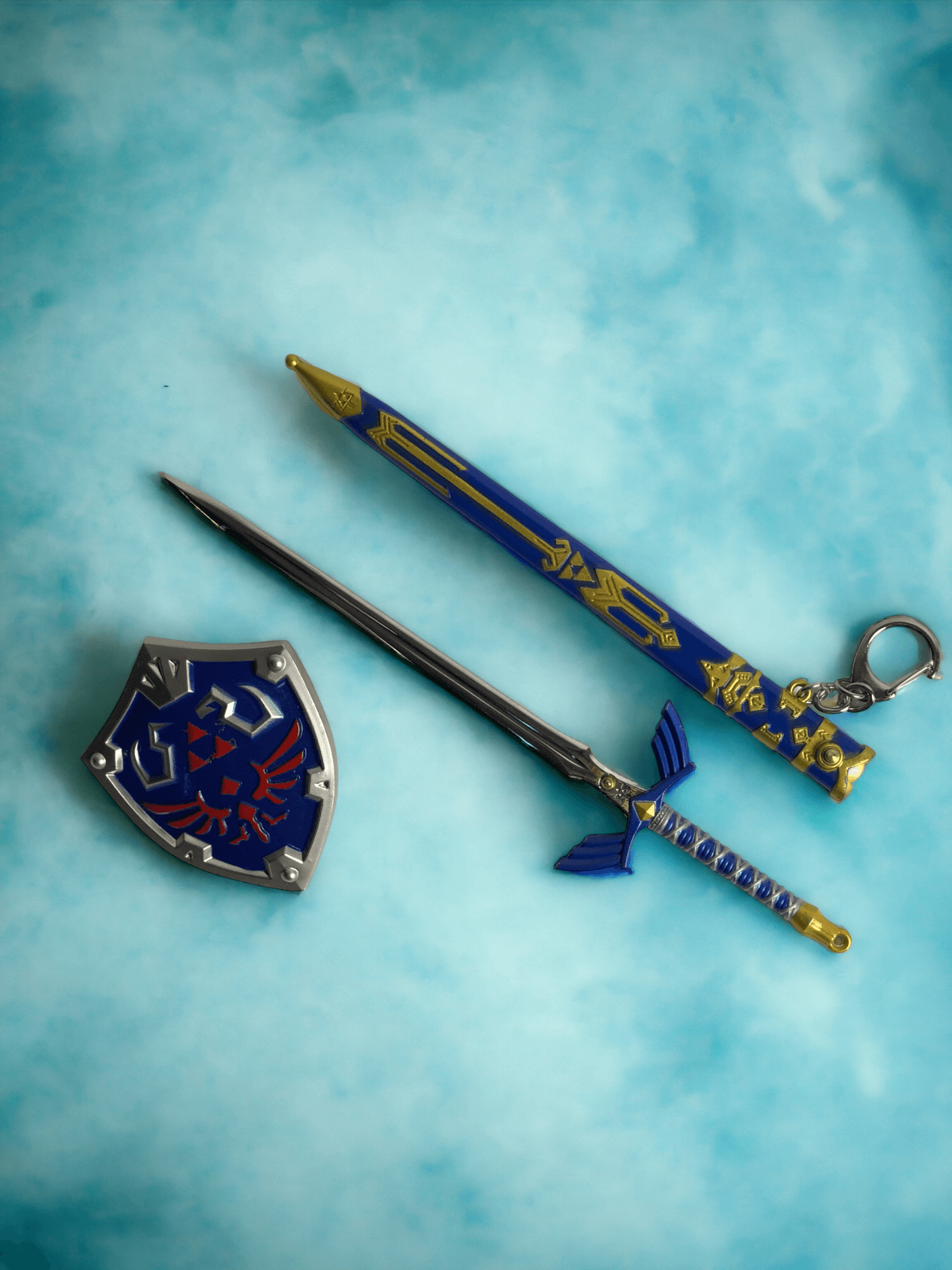 Master Sword and Hylian Shield - Legend of Zelda