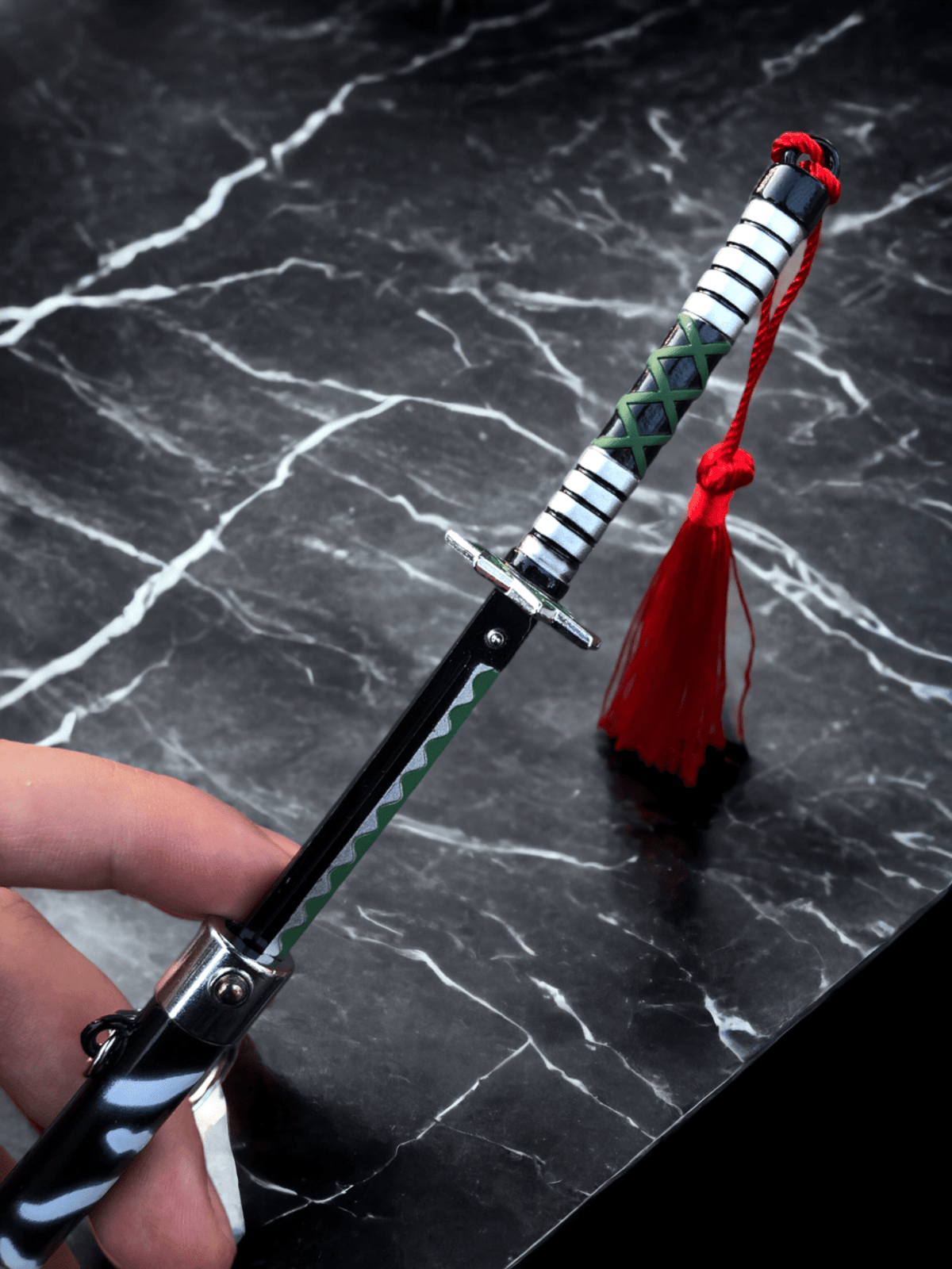 Pop-Up Katana Anime Keychains - Sanemi's Nichirin | Demon Slayer